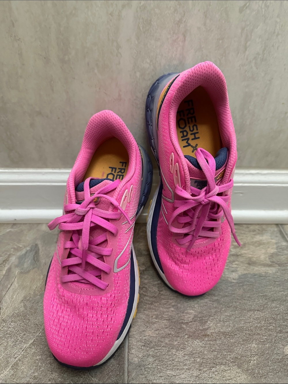 New Balance Women's Pink Athletic Running Shoes